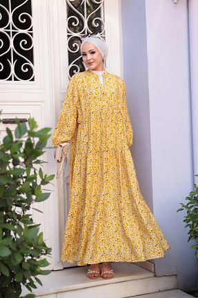 لباس زرد زنانه بافتنی LOCCO - کد 952207457