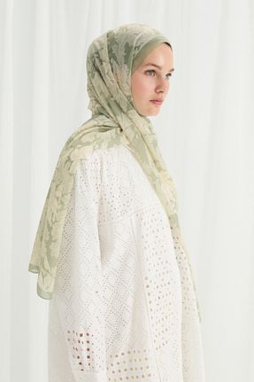 شال رنگی زنانه ابریشم cs camellia scarf - کد 951882180