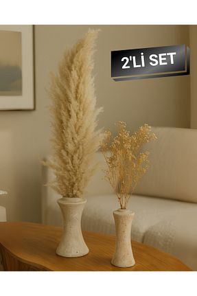 گلدان بژ Mermer Modelce - کد 951889526