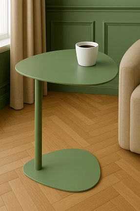 میز عسلی سبز فلزی VoomeDesign - کد 951949124