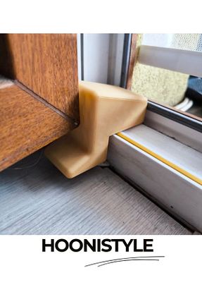 تزئینات درب قهوه ای پلاستیک hoonistyle - کد 952263115