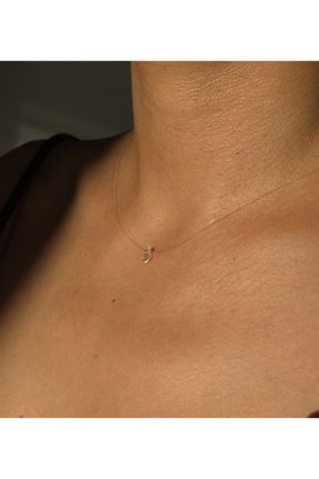 گردنبند نقره سفید زنانه 925 عیار ymur tasarım - کد 952092328