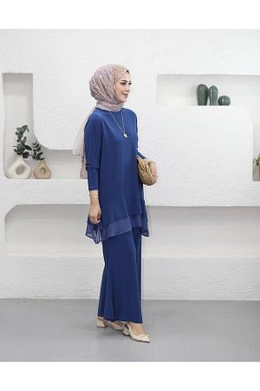 ست بالاتنه و پائین تنه آبی زنانه MODA - کد 952121984
