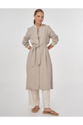 کلاه و ابایا بژ زنانه بافتنی Kayra - کد 952138011