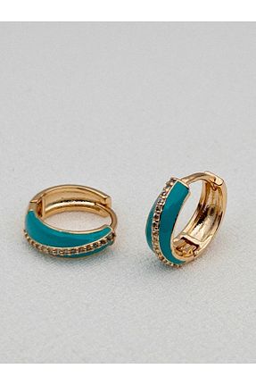 گوشواره استیل (فولاد) زرد زنانه استیل ضد زنگ Siya Silver - کد 952150055