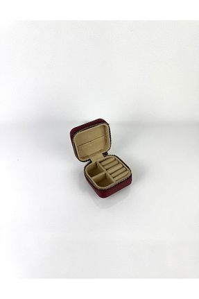 نظم دهنده جواهرات و آرایش زرشکی پارچه BorinoLeather - کد 952518415