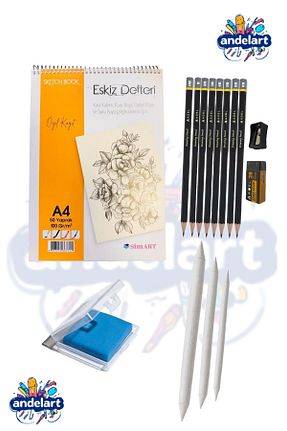 کاغذ و قلم هنری رنگی andelart - کد 952384241