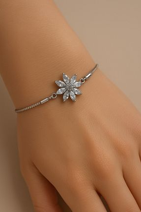 دستبند استیل (فولاد) طوسی زنانه استیل (فولاد) Lorvia - کد 952410285