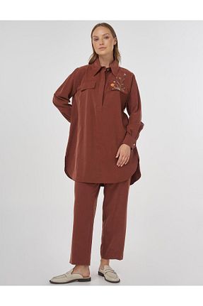 ست بالاتنه و پائین تنه حجاب سبز زنانه رگولار Kayra - کد 952425369