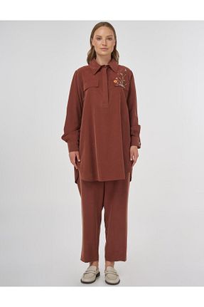 ست بالاتنه و پائین تنه حجاب سبز زنانه رگولار Kayra - کد 952425369