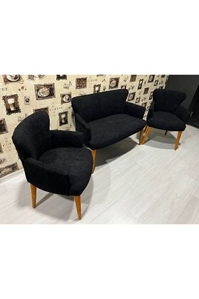 ست مبلمان چای خوری مشکی VENQM - کد 952637527