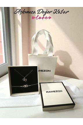 ست استیل طوسی زنانه 2 تایی RAWEZON - کد 952725092