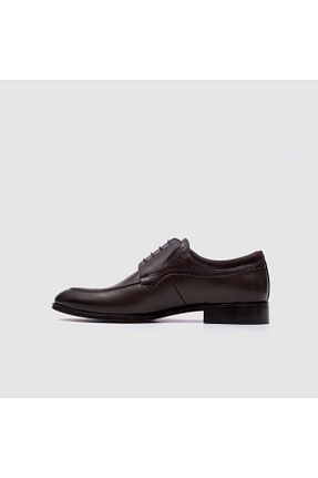 کفش کلاسیک قهوه ای مردانه چرم خالص Togo - کد 952840951