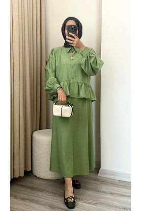 ست بالاتنه و پائین تنه حجاب رنگی زنانه رگولار MERİÇ BOUTİQUE - کد 952991430