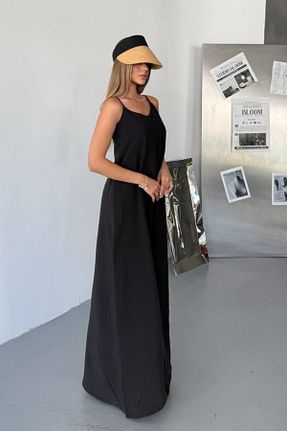 لباس مشکی زنانه بافتنی adba style - کد 952999332