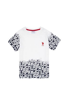 ست لباس راحتی سفید بچه گانه ساده U.S. Polo Assn. - کد 953637415