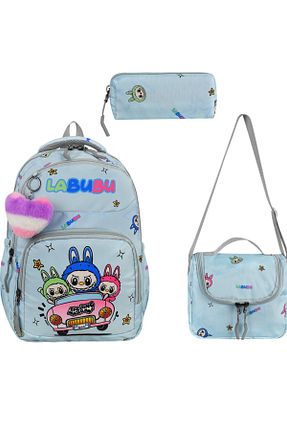 کیف مدرسه آبی بچه گانه پارچه ای Çınka Bags - کد 953452322