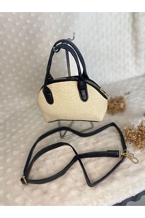 کیف دوشی مشکی زنانه حصیر MODA - کد 953466812