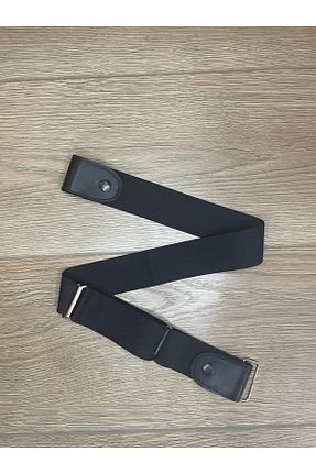 کمربند مشکی زنانه چرم مصنوعی Trend Moda - کد 953470625