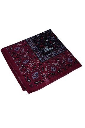 روسری زرشکی پنبه ای mim eşarp - کد 953475701