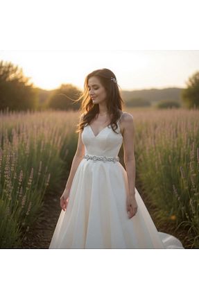 کمربند نباتی زنانه پارچه ای WeddingShopStone - کد 953658289