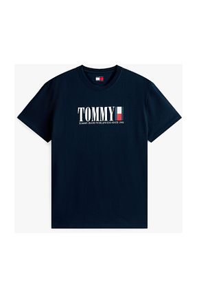 تیشرت آبی مردانه رگولار Tommy Hilfiger - کد 936579098