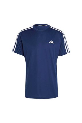 تیشرت اسپرت سرمه ای مردانه Fitted adidas - کد 887263212