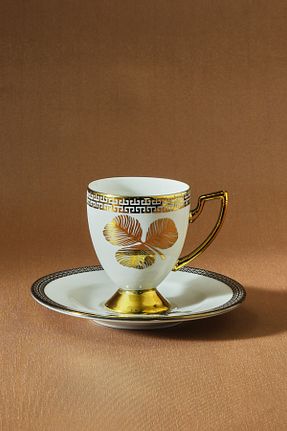 فنجان قهوه سفید 6 نفره Karaca - کد 888869371