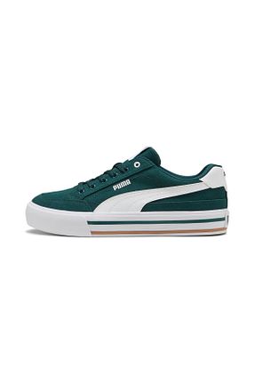 کفش اسنیکر سبز زنانه بند دار Puma - کد 950639217