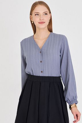 پیراهن طوسی زنانه رگولار armonika - کد 938438704