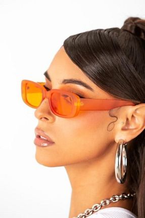 عینک آفتابی نارنجی زنانه UV400 Mathilda Aksesuar - کد 100684282