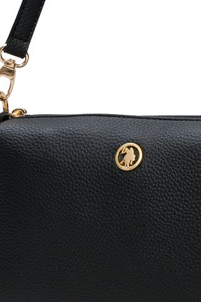 کیف دوشی مشکی زنانه چرم مصنوعی U.S. Polo Assn. - کد 936551769