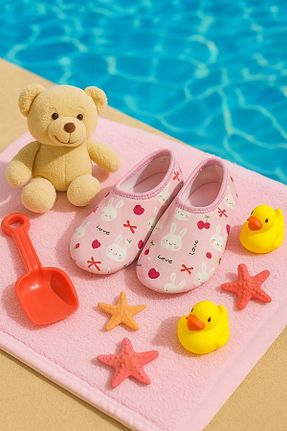 کفش ساحلی صورتی بچه گانه پارچه ای Minissa - کد 942005036