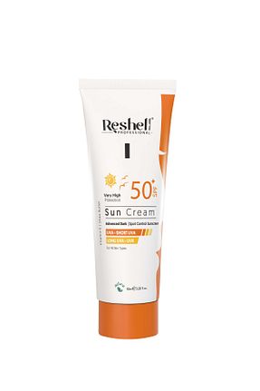 کرم ضد آفتاب صورت SPF 50 + Reshell - کد 103933739