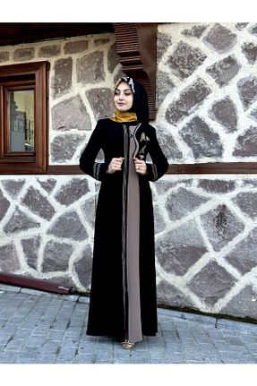 کلاه و ابایا مشکی زنانه پنبه پلی استر sümeyra - کد 653145641