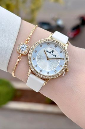 ساعت مچی سفید زنانه 31-35 میلی متر Daniel Klein - کد 951887737