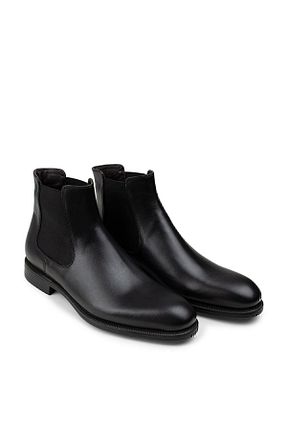 بوت / نیم بوت مشکی مردانه چرم خالص Deery - کد 177302889
