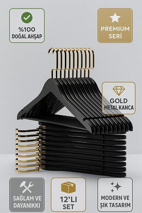 آویز مشکی چوب Onouqo - کد 900514035