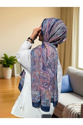 شال رنگی زنانه پنبه ای Baştacı - کد 948340234