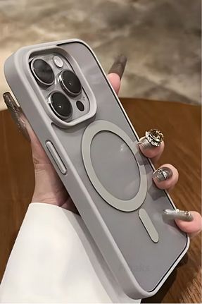 کاور و قاب طوسی iPhone 15 Pro Max Fibaks - کد 901405176