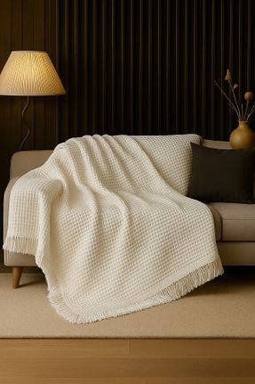 کاور مبل سفید پنبه ای Rell Home - کد 949624390