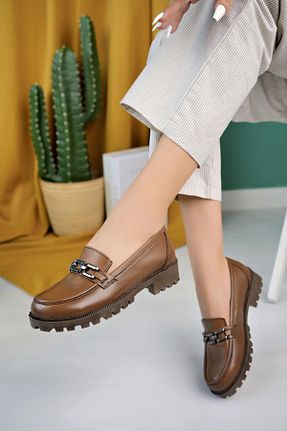 کفش کژوال قهوه ای زنانه چرم خالص Diego Carlotti - کد 860668413
