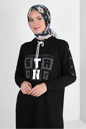 روسری مشکی پنبه ای Alvina - کد 805950828