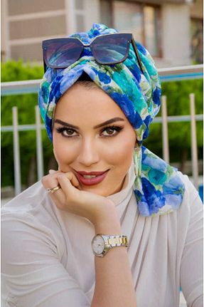 کلاه شنای حجاب رنگی زنانه Aişe Tesettür - کد 945138859