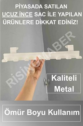 چوب لباسی سفید فلزی risingmaber - کد 737691218