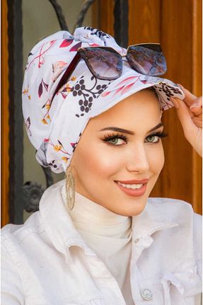 کلاه شنای حجاب سفید زنانه Aişe Tesettür - کد 926151294