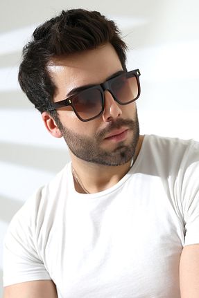 عینک آفتابی قهوه ای مردانه 52 Lozzo - کد 925501983
