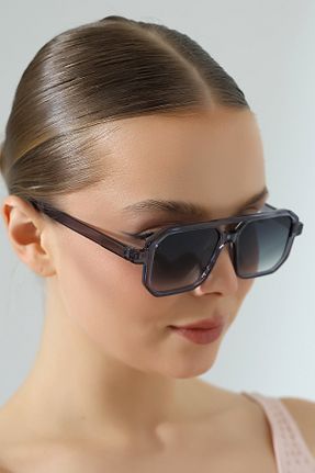 عینک آفتابی طوسی زنانه 56 Lozzo - کد 925088668