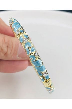 دستبند جواهر فیروزه ای زنانه زیرکن Vadısh store - کد 939764614