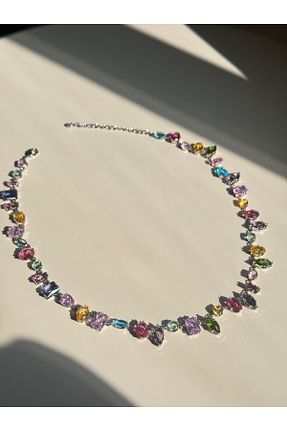 گردنبند استیل ( فولاد ) رنگی زنانه استیل (فولاد) LEROSY CO - کد 938143341